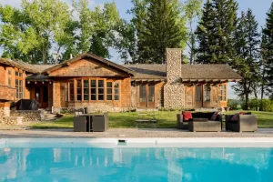 Back Diamond Land + Cattle, Boarding services, polo club, ranch house, and equestrian services near Calgary, Alberta.
